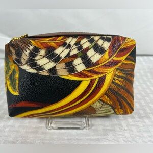 Salvatore Ferragamo Printed Cosmetic Pouch Italy